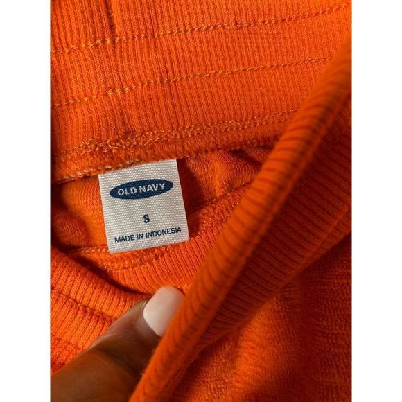 Old Navy Orange Terry Cloth Jacket and Shorts Set - Picture 7 of 7